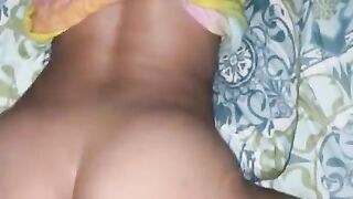 Quiet backshots made me cum on her fat ass