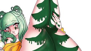 I have prepared my huge ass for you at Christmas - Hentai By HotaruChanART