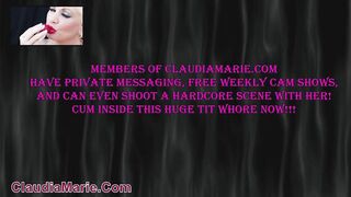 Fat Ass Claudia Marie Anal CreamPie