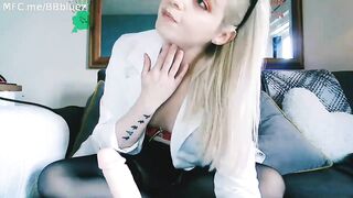 Scientist Camgirl Cosplay - Yogurt Blowjob