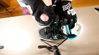 Blond MX gear boy cum on his shoes