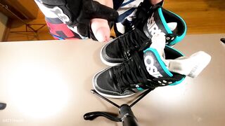 Blond MX gear boy cum on his shoes