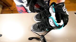 Blond MX gear boy cum on his shoes