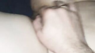 Step son hand slip under step mom panties touching her pussy and masturbating until she cums