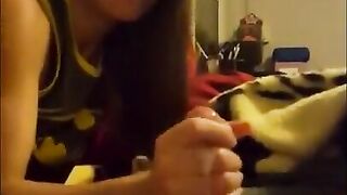 Amateur Homemade handjob cumshot compilation 01