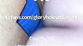 Gloryhole creampies