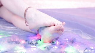 Glitter Shiny Sexy Feet Tease 4k free porn sex foot fetish