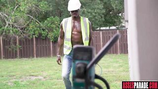 Rose Monroe In Bangs Hard Construction Worker