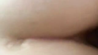 Cumming on my boyfriends dick whilst having to be quiet