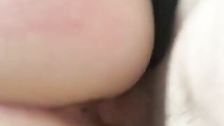 Cumming on my boyfriends dick whilst having to be quiet