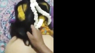 Indian friends mom in function gets hard ass bang