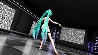 【MMD】Miku (Lingerie Dress) - Gokuraku Pure Land【1080p 60fps】【R-18】