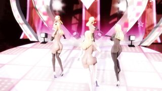 【MMD】Kirara X5 - Ikki Tousen【R-18】