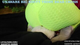 Unaware Big Booty Teddy Bear Butt Crush - {HD 1080p} [Preview]