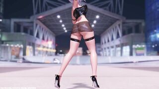 【MMD R-18 SEX DANCE】HAKU HOT BLACK SUIT HOT TASTY ASS SWEET PLEASURE HOLY STAR [BY] Orion DobleDosis