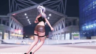 【MMD R-18 SEX DANCE】HAKU HOT BLACK SUIT HOT TASTY ASS SWEET PLEASURE HOLY STAR [BY] Orion DobleDosis