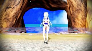 Lamy Dance at the beach 3d hentai mmd r18 animation