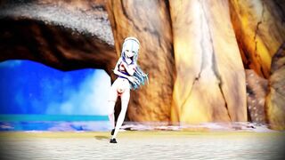 Lamy Dance at the beach 3d hentai mmd r18 animation