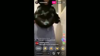 INSTASAMKA SHOW HER PUSSY AND ASS IN INSTAGRAM LIVE