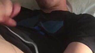 Hot white boy cums so fucking hard