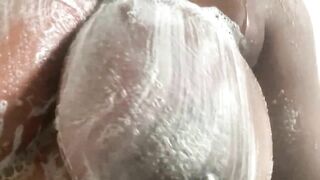 Shower Soapy Big Titties