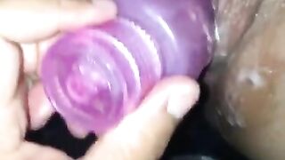 Squirt en dildo