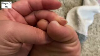 Removing shoes after work (foot fetish) - GlimpesOfMe