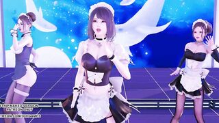 [MMD] Hurly burly Sexy Maid Hot Dance 4K 60FPS