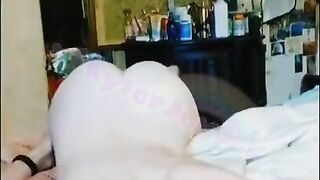 Teeny Cute Blonde Sucks and fucks older s t e p br o