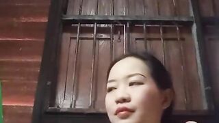 Chinese girl alone at home 39