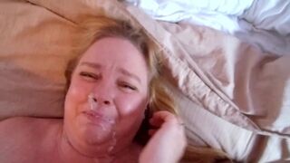 Cum! Amateur Wife Facial Compilation