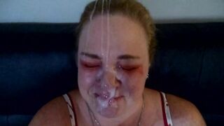 Cum! Amateur Wife Facial Compilation