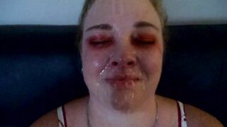 Cum! Amateur Wife Facial Compilation