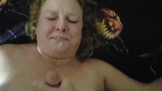 Cum! Amateur Wife Facial Compilation