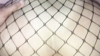 fucking my hot wife in fishnets