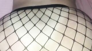 fucking my hot wife in fishnets