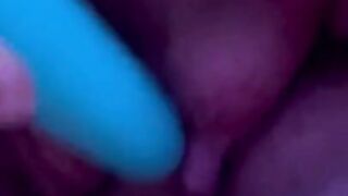 Pounding wet pussy up close