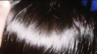 Amature long hair Hairjob and Fuck. Her long hair flaunting and fucked from behind on 4k quality