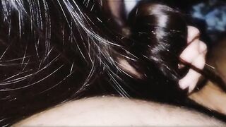 Amature long hair Hairjob and Fuck. Her long hair flaunting and fucked from behind on 4k quality