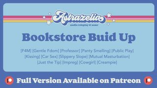 [Patreon Preview] Bookstore Build Up [Professor] [Gentle Fdom] [Public Sex] [Mutual Masturbation]