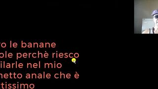 usare la banana per le fantasie femminili è il frutto ideale per giocarci e bagnarsi