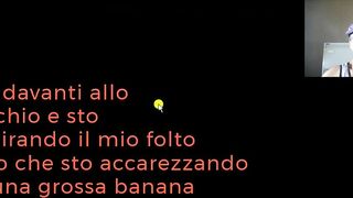 usare la banana per le fantasie femminili è il frutto ideale per giocarci e bagnarsi