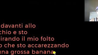 usare la banana per le fantasie femminili è il frutto ideale per giocarci e bagnarsi