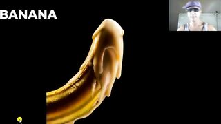 usare la banana per le fantasie femminili è il frutto ideale per giocarci e bagnarsi