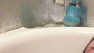 Mistress Wriggler having the most insane orgasm in the bath