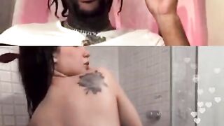 WHITE GIRL GROUPIE PUTS ON a SHOW FOR RAPPER GOLD GAD ON INSTAGRAM LIVE