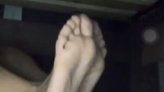 Snapchat Teen self Foot Worship/toe Sucking