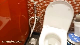 Dirty Telugu audio of hot Sangeeta's second  visit to mall's washroom,  this time for shaving her pussy