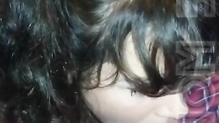 POV Shy Innocent Amateur GF Gives a Sensual Gagging BJ & Gags on Cum - PORN FAIL