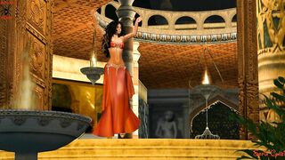 FANTASY GIRL RED BELLY DANCER